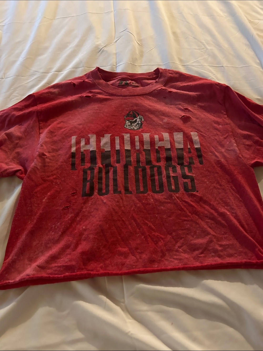 Russell Athletic Red Crewneck Tee